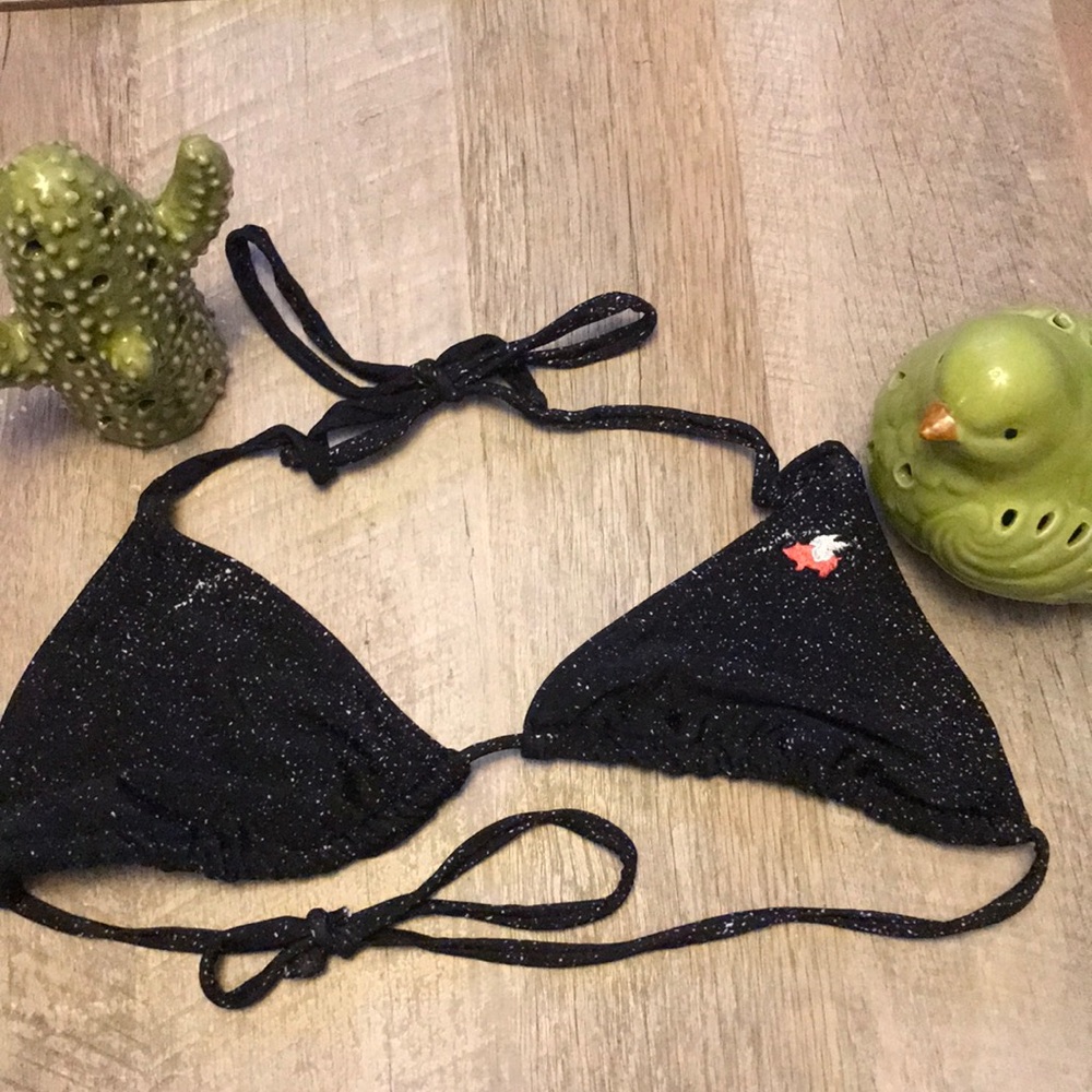 Juniors Black Bikini Top